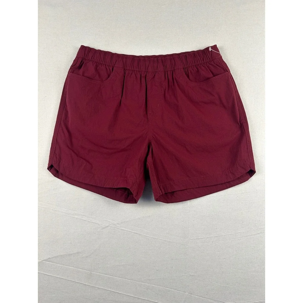 Carhartt Force Relaxed Fit Ripstop 5Pocket Work Short BS5266-W Wine Red Womens S